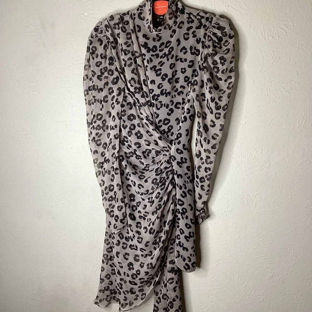 Marianna Senchina Animal Print Dress XS - Picture 6 of 14